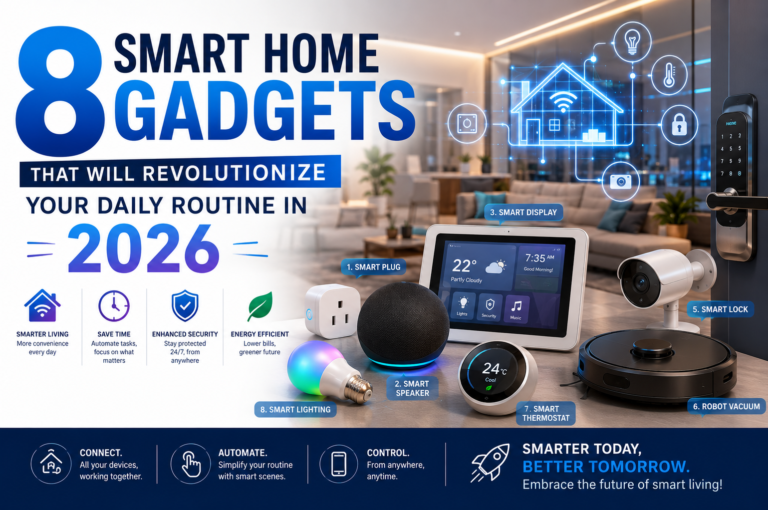 8 Smart Home Gadgets That Will Revolutionize Your Daily Routine in 2026