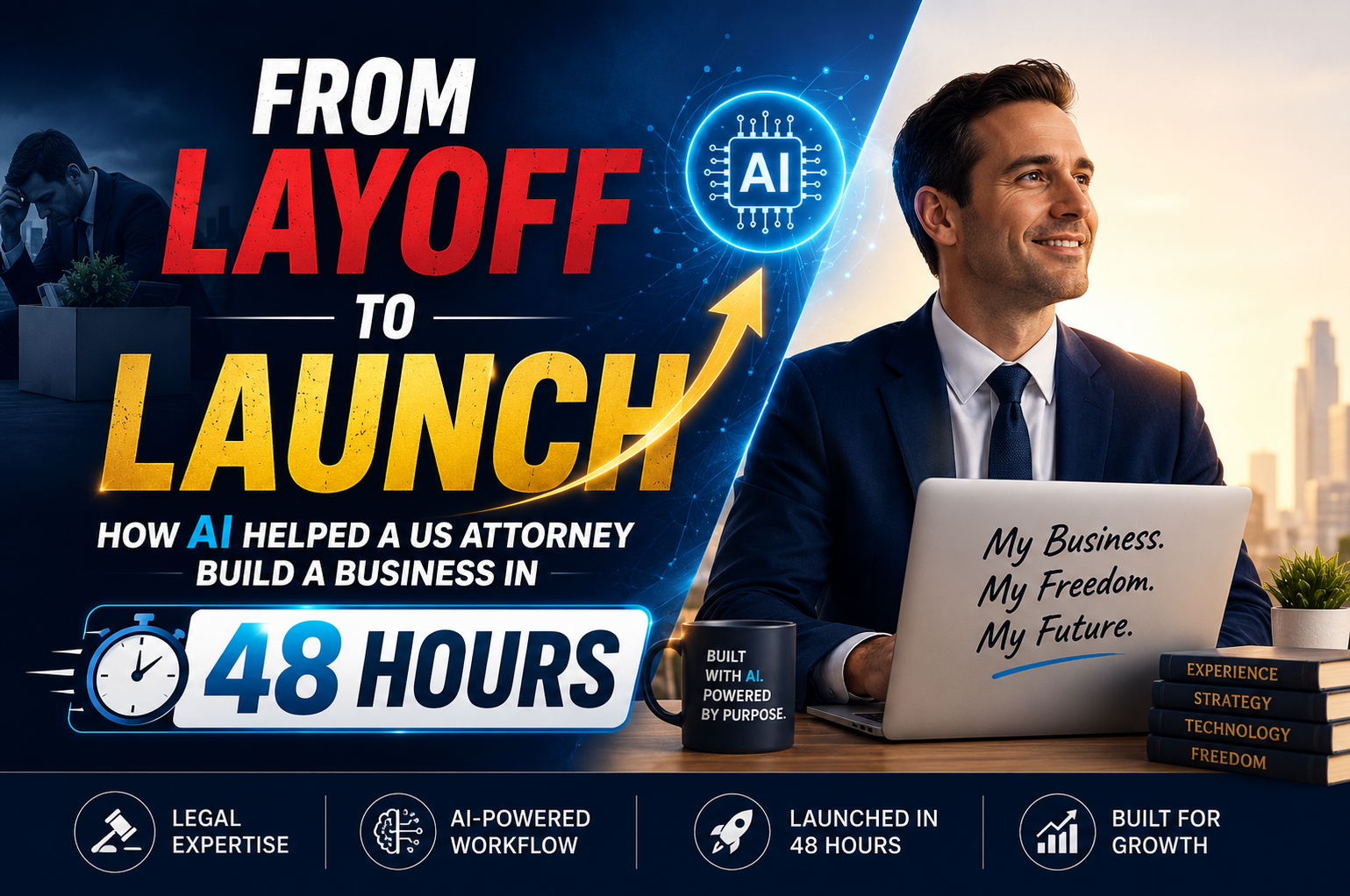 From Layoff to Launch How AI Helped a US Attorney Build a Business in 48 Hours
