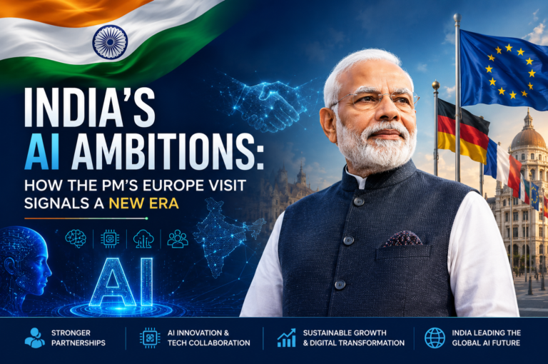 India’s AI Ambitions How the PM’s Europe Visit Signals a New Era