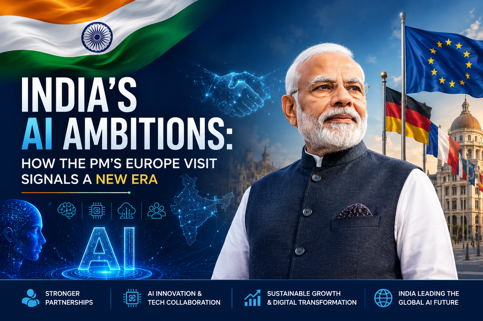 India’s AI Ambitions How the PM’s Europe Visit Signals a New Era