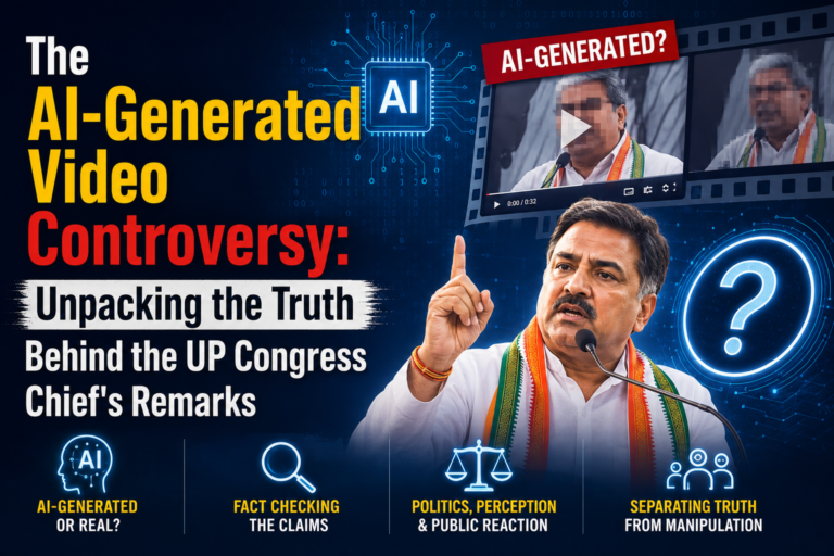 The AI-Generated Video Controversy: Unpacking the Truth Behind the UP Congress Chief’s Remarks