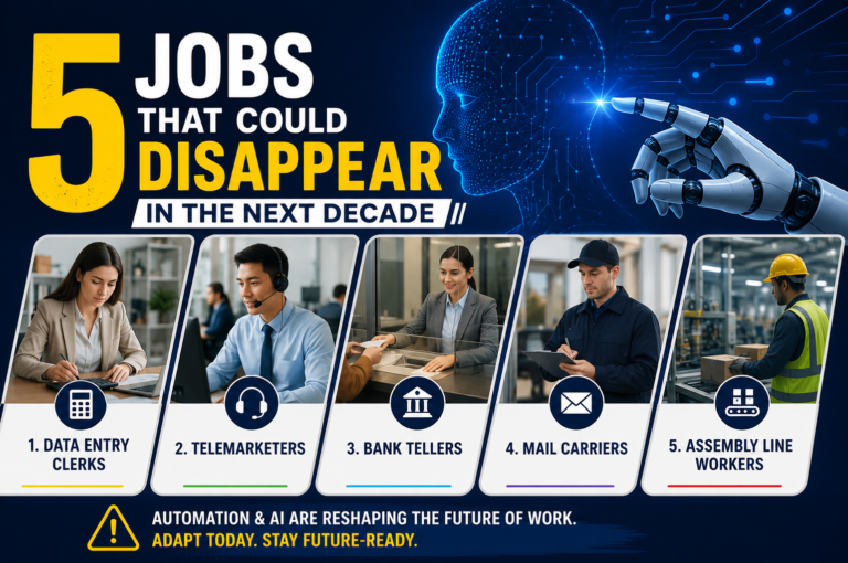 5 Jobs That Could Disappear In The Next Decade