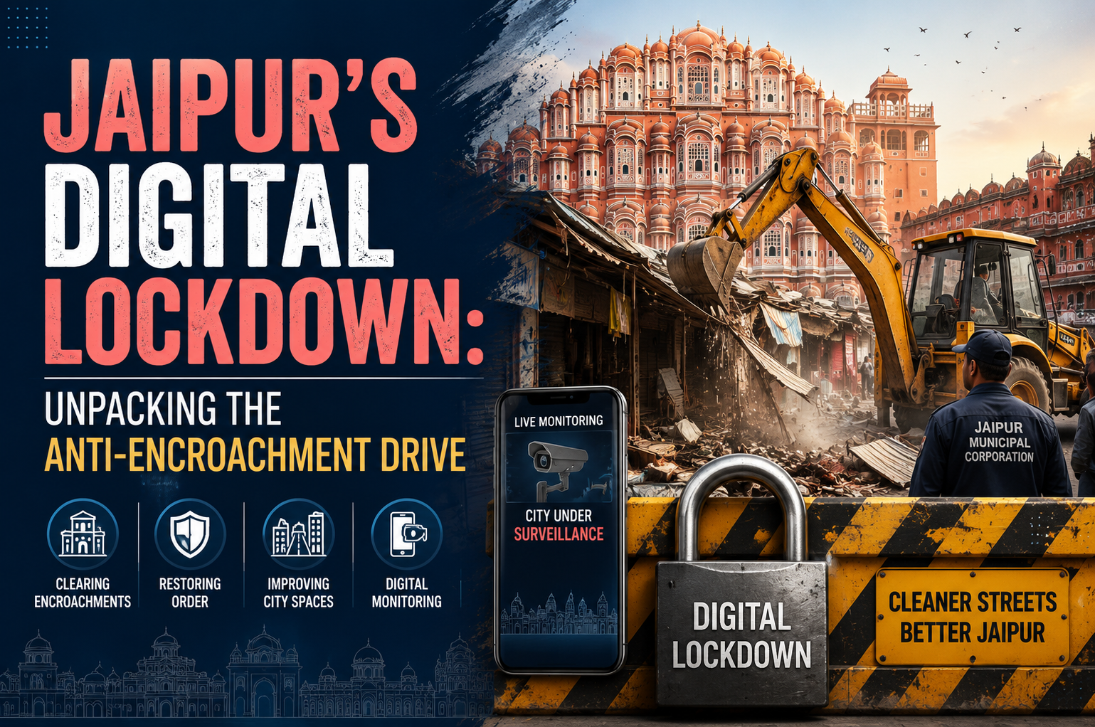 Jaipur’s Digital Lockdown: Unpacking the Anti-Encroachment Drive