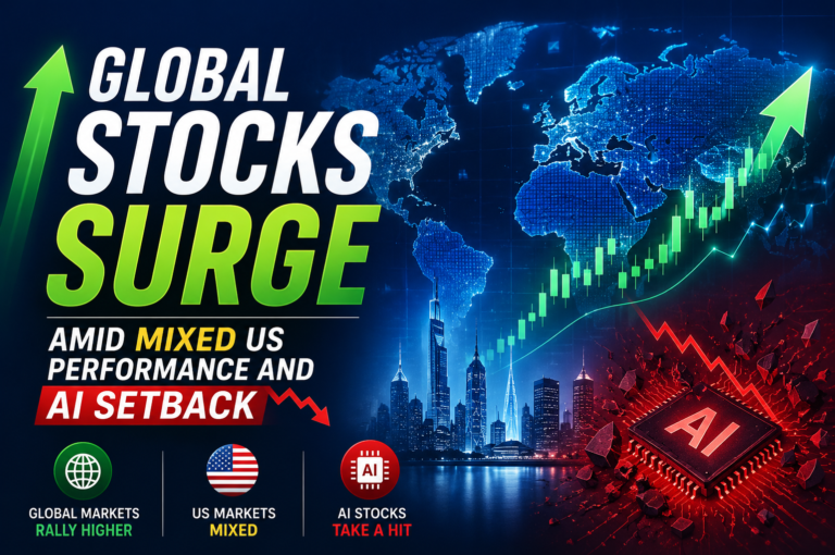 Global Stocks Surge Amid Mixed US Performance and AI Setback
