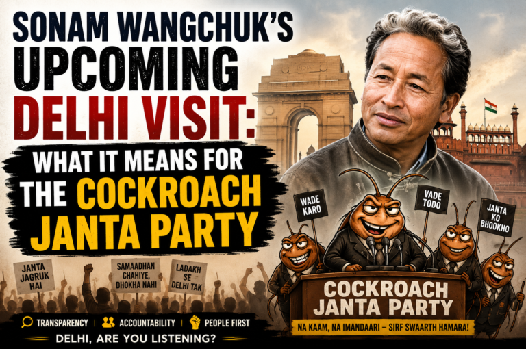 Sonam Wangchuk's Upcoming Delhi Visit What It Means for the Cockroach Janta Party