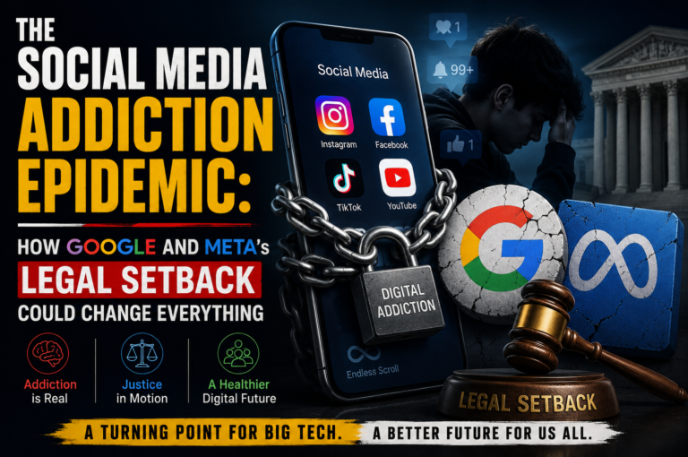 The Social Media Addiction Epidemic How Google and Meta’s Legal Setback Could Change Everything