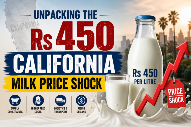 Unpacking the Rs 450 California Milk Price Shock