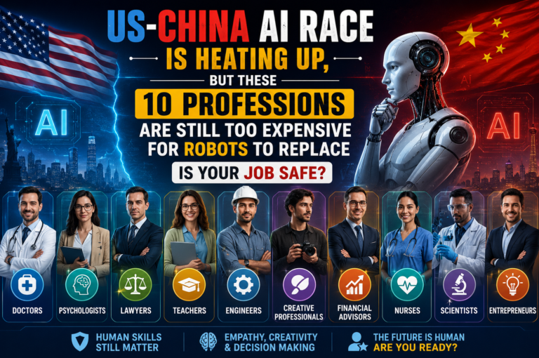 US-China AI race is heating up, but these 10 professions are still too expensive for robots to replace - is your job safe